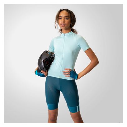 Maillot Manches Courtes Femme Endura Pro SL II Bleu glacier