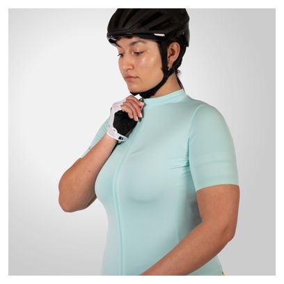 Maillot Manches Courtes Femme Endura Pro SL II Bleu glacier