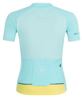 Maillot Manches Courtes Femme Endura Pro SL II Bleu glacier