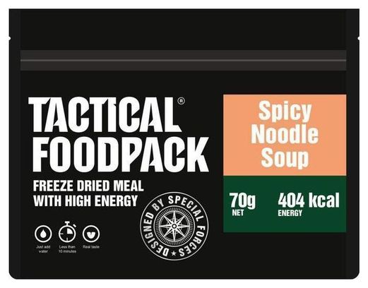 Ration lyophilisée Soupe de Vermicelles Epicée 404 kcal Tactical Foodpack - Vermicelles