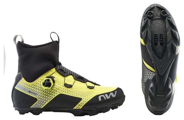 Chaussures VTT Northwave Celsius XC Arctic Gtx Jaune Fluo/Noir