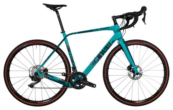 Gravel Bike Cinelli King Zydeco Shimano Ultegra 11V 700 mm Blau Jambalaya 2023