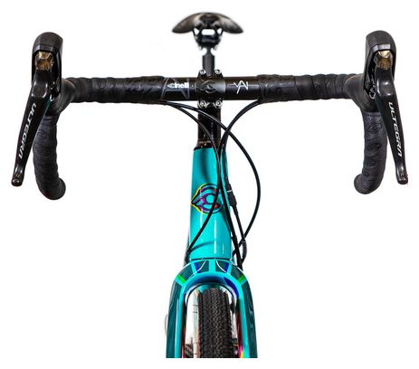 Gravel Bike Cinelli King Zydeco Shimano Ultegra 11V 700 mm Blue Jambalaya 2023