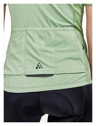 Maglia Craft Adv Endur a manica corta da donna verde