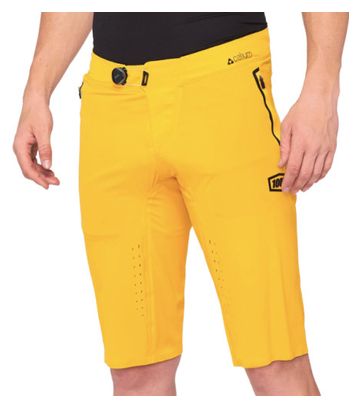 100% Celium Senf Gelbe Shorts