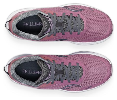 Scarpe da corsa da donna Saucony Axon 3 Rosa Grigio