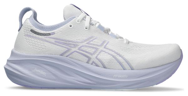 Asics Gel Nimbus 26 Blanc Violet Women's Running Shoes