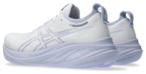 Asics Gel Nimbus 26 Blanc Violet Women's Running Shoes