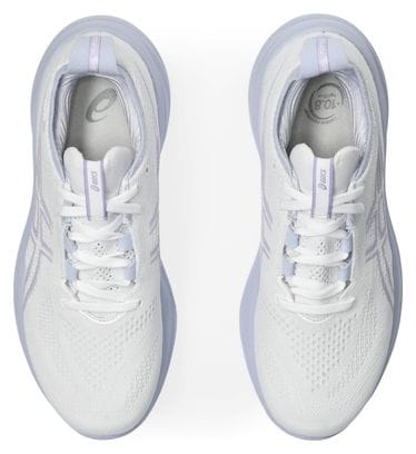 Chaussures de Running Femme Asics Gel Nimbus 26 Blanc Violet