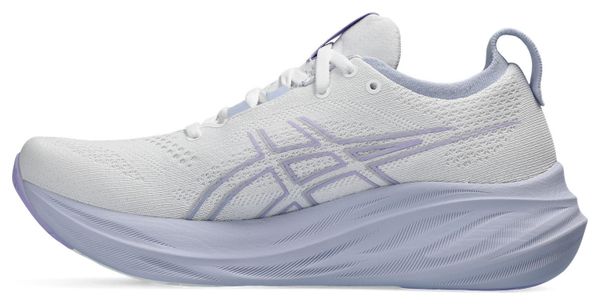 Asics Gel Nimbus 26 Blanc Violet Women's Running Shoes