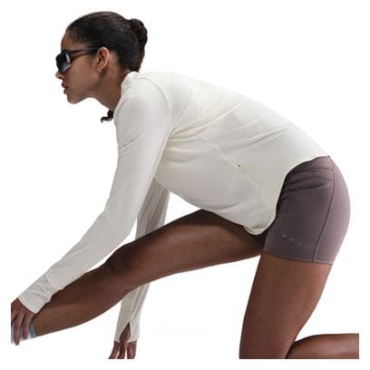 Maillot manches longues Nike Swift Beige Femme