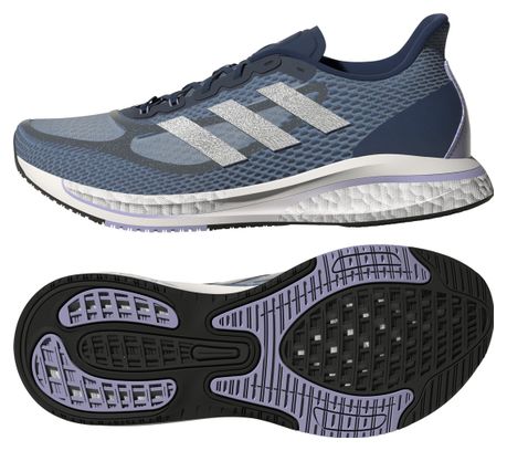 Zapatillas Running Adidas Supernov + Mujer Azul