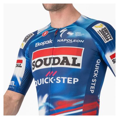 Maillot Castelli Aero Race 8S Soudal Quick-Step 2025 de manga corta