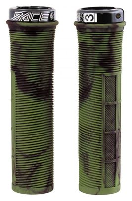 Paire de Grips Race En Vert Camo