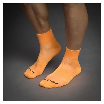 Chaussettes GripGrab Lightweight SL Short Orange Fluo