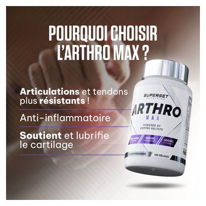 Arthro Max (100 Caps) - Superset Nutrition -  Soin Articulations