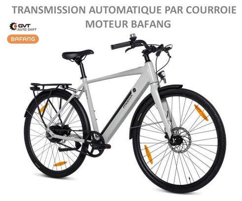 Vélo Ville  transmission Automatique avec courroie  Moteur BAFANG DUAL Speed