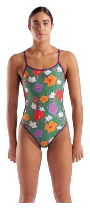 Costume da bagno reversibile Arena Viola/Verde Donna