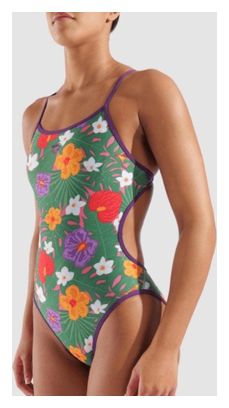 Costume da bagno reversibile Arena Viola/Verde Donna