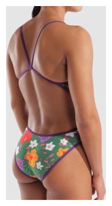Costume da bagno reversibile Arena Viola/Verde Donna