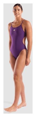 Costume da bagno reversibile Arena Viola/Verde Donna