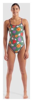 Costume da bagno reversibile Arena Viola/Verde Donna
