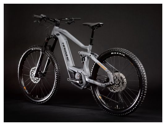 VTT Électrique Tout-Suspendu Haibike AllMtn 4 Shimano SLX 12V 625 Wh 29'' / 27.5'' Plus Gris