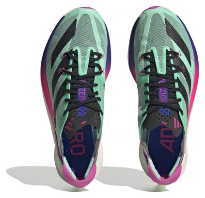 adidas Running Shoes Adios Pro 3 Green Pink Unisex