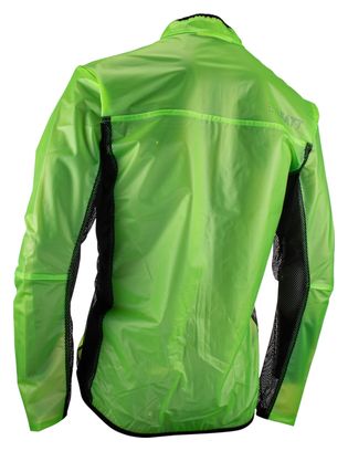 Chaqueta de lluvia Leatt RaceCover Verde lima