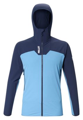 Veste Softshell Millet Kamet Xcs Light Hoodie Bleu Homme