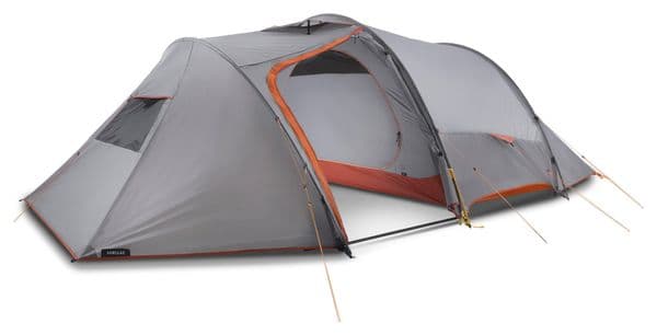 Tente De Randonnée 4 Personnes Forclaz MT 900 Ultralight Gris