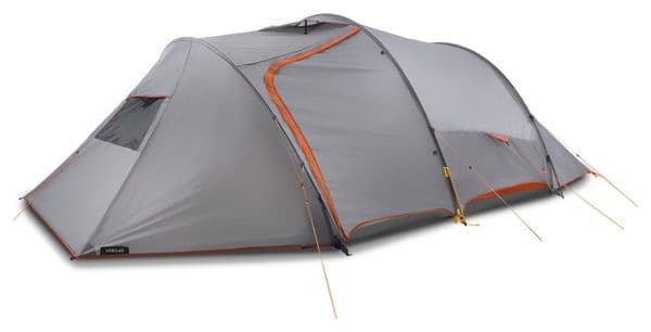 Tente De Randonnée 4 Personnes Forclaz MT 900 Ultralight Gris