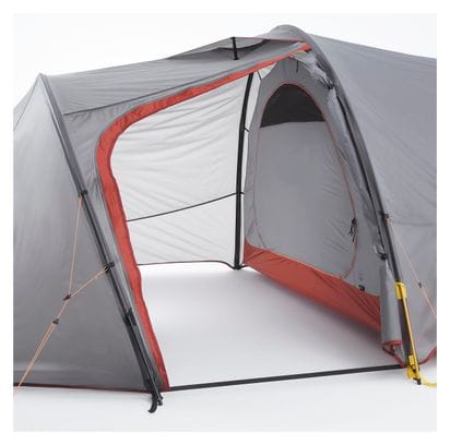 Tente De Randonnée 4 Personnes Forclaz MT 900 Ultralight Gris