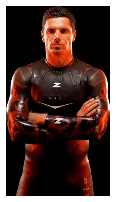 Combinaison néoprène Z3rod Flex Max Noir/Rouge Homme