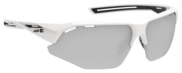 Occhiali AZR GALIBIER bianco / nero grigio schermo a specchio