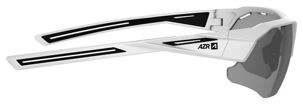 Occhiali AZR GALIBIER bianco / nero grigio schermo a specchio