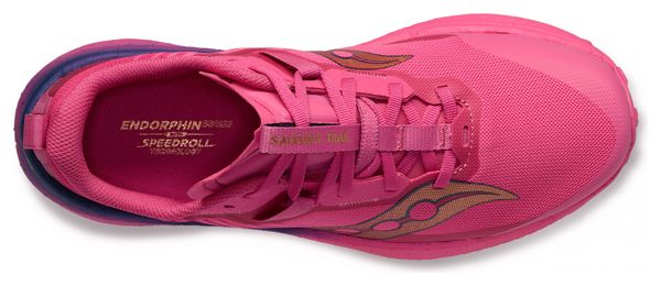 Saucony Endorphin Edge Prospect Pink Gold Men's Trail Shoes
