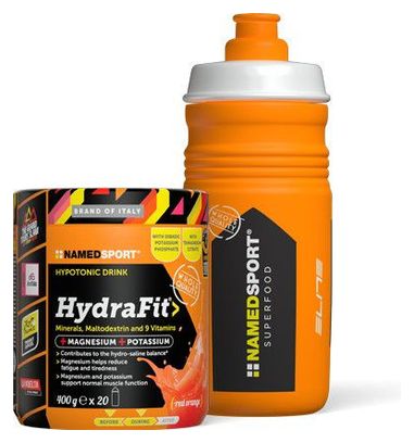 Boisson énergétique Hydrafit orange sanguine + bidon