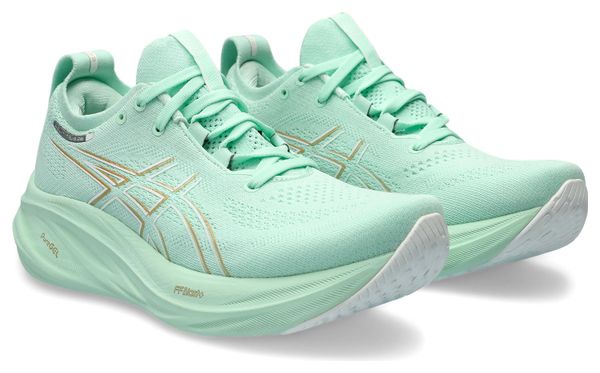 Asics Gel Nimbus 26 Green Women's Running Shoes