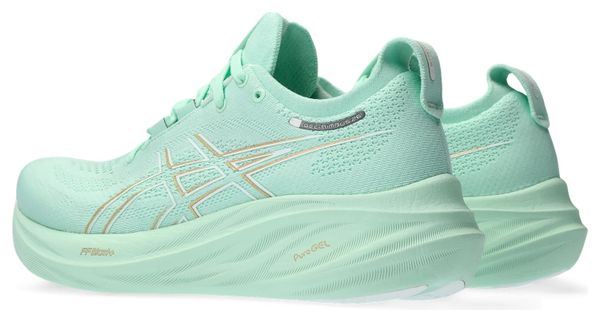 Asics Gel Nimbus 26 Groen Dames Hardloopschoenen