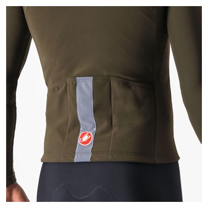 Maillot Manches Longues Castelli Tutto Nano RoS Khaki