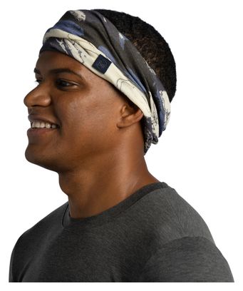 Tour De Cou Buff Merino Lightweight Prints Esyr Blue