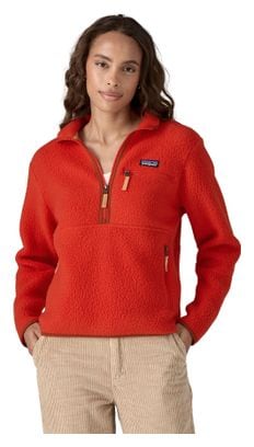 Polaire Femme Patagonia Retro Pile Marsupial Rouge