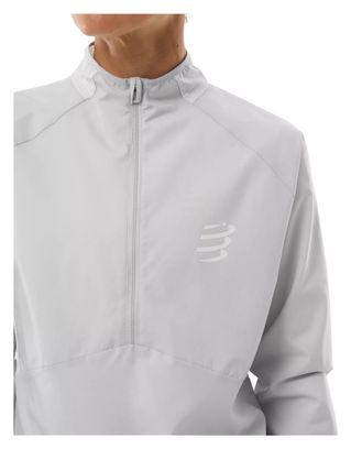 Veste Coupe-Vent Compressport Aura Gris Femme