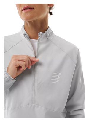 Veste Coupe-Vent Compressport Aura Gris Femme
