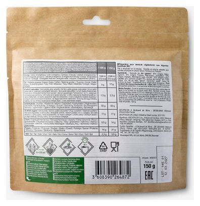 Decathlon Nutrition Organic Freeze-Dried Meal Semolino con Verdure - 150g