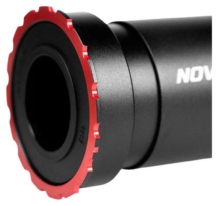 Boitier de pédalier Nova Ride BBright Shimano Rouge