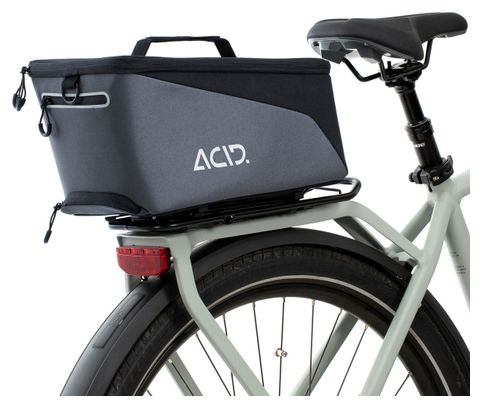 Sacoche de Porte-Bagages Acid City 8 RILink 8L Noir