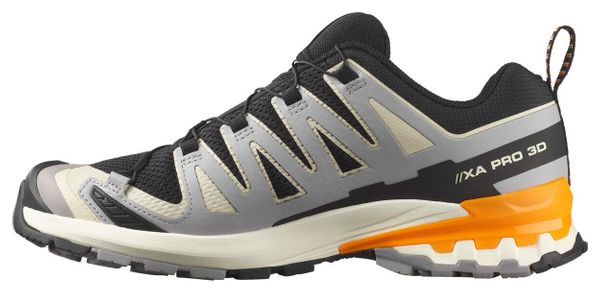 Salomon XA Pro 3D v9 Zwart/Beige/Oranje Herenschoenen