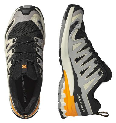 Salomon XA Pro 3D v9 Zwart/Beige/Oranje Herenschoenen